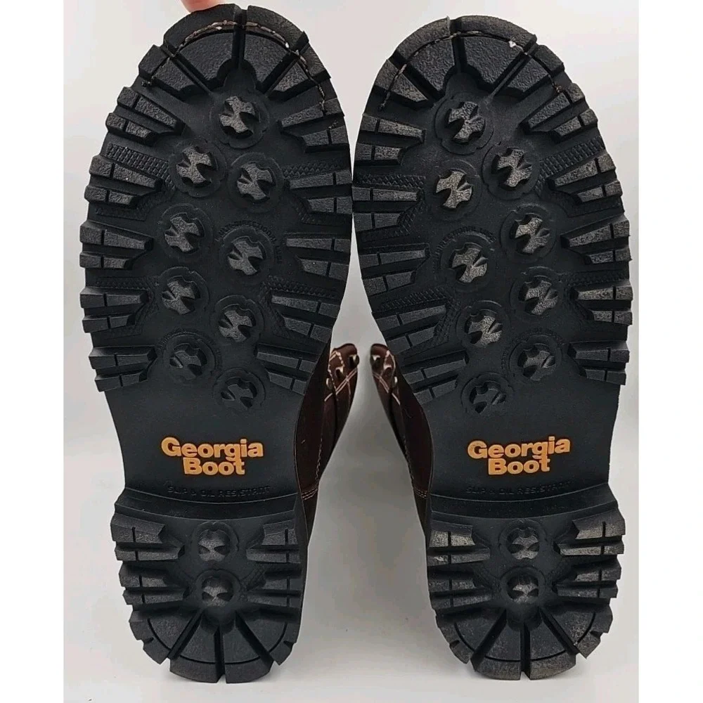Georgia Boot AMP LT 9" Logger Composite Toe Waterproof EH Men's Size 11.5W - Picture 6 of 11